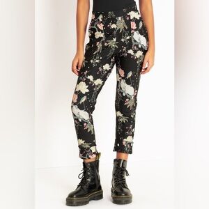 Blackmilk Koson Cockatoos Cuffed Pants